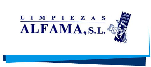 Logotipo limpiezas Alfama